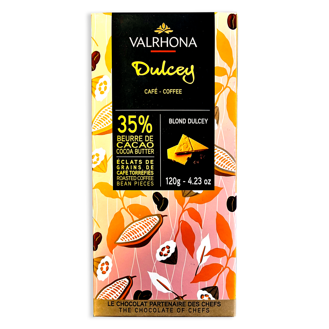 Valrhona : chocolat blanc Blond Dulcey 35%