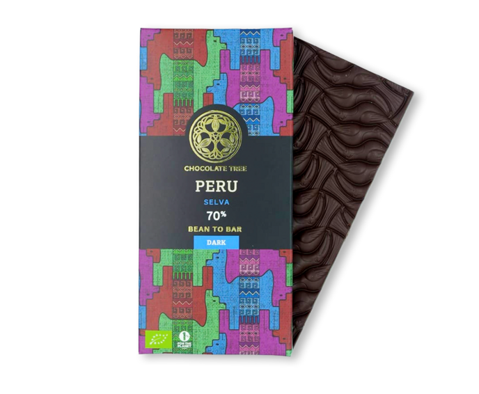 Chocolate Tree 70% hořká čokoláda PERU SELVA BIO 70 g