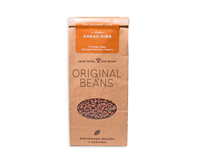 Original Beans 100% drcené kakaové boby BIO 100 g