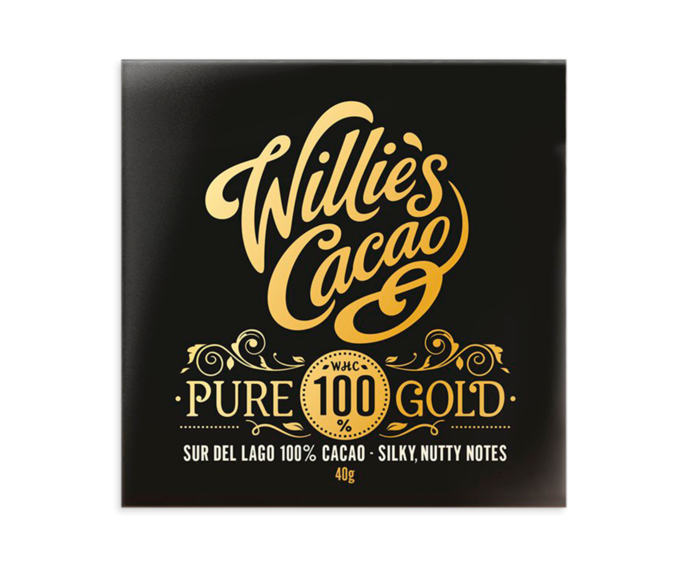 Willie's Cacao 100% hořká čokoláda Pure Gold San Vicente 40 g