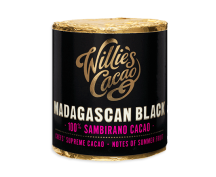 Willie's Cacao EXP Madagascan Black, 100% Sambirano čokoládový váleček 180g