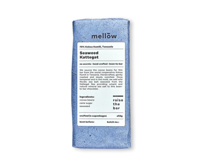 Mellow Chocolate 70% hořká čokoláda Seaweed, Kattegat BIO 53 g