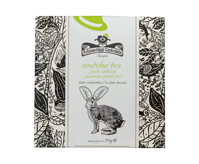 Rózsavölgyi Csokoládé 29% bílá čokoláda Matcha tea 70 g