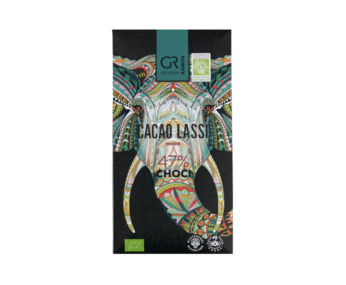 GR EXP 47% mléčná čokoláda Cacao - Lassi Indien 50 g