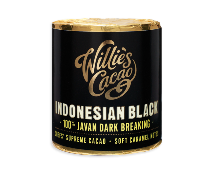 Willie's Cacao Indonesian Black, 100% Javan Dark Breaking čokoládový váleček 180 g