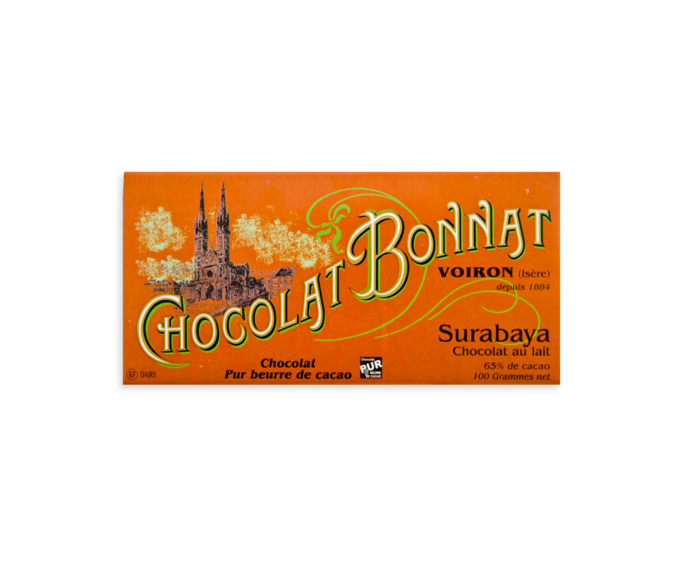 Bonnat Lait Grands Crus Surabaya 65% mléčná čokoláda 100 g