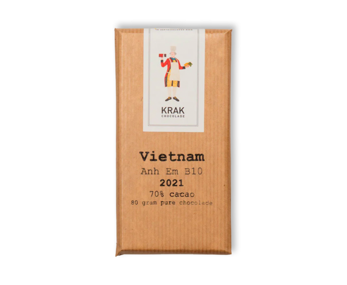 KRAK 70% hořká čokoláda VIETNAM Anh Em B10 2021 80 g