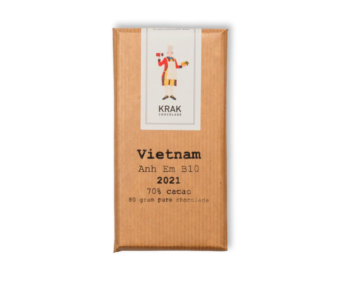 KRAK 70% hořká čokoláda Vietnam Anh Em B10 2021 80 g