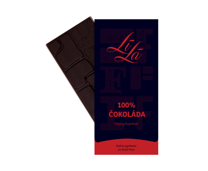 LÍLÁ 100% hořká čokoláda FILIPÍNY 50 g