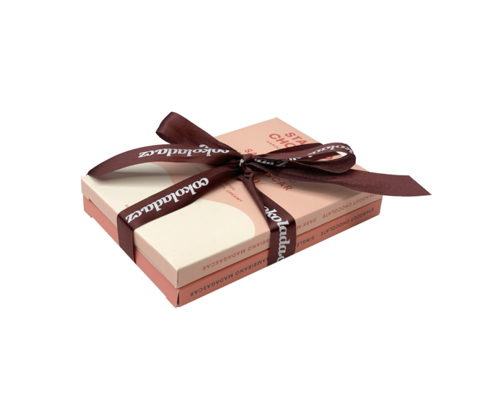 Standout Chocolate degustační sada čokolád DARK/MILK MADAGASCAR BIO 100 g