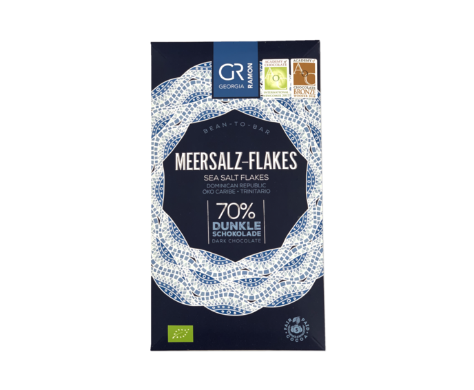 GR 70% hořká čokoláda - mořská sůl BIO 50g