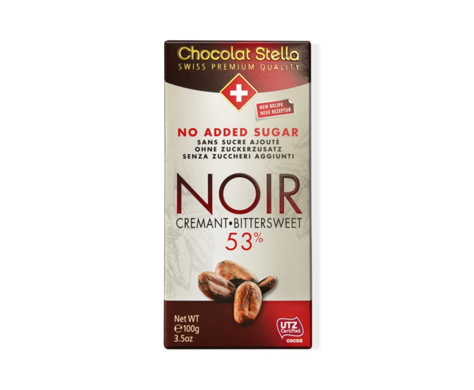 Stella 53% hořkomléčná čokoláda bez přid. cukru - Cremant 100 g