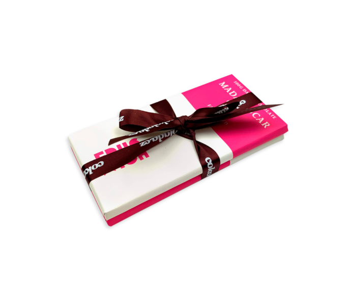 FRIIS-HOLM degustační sada čokolád PINK MADAGASCAR 64% 200 g