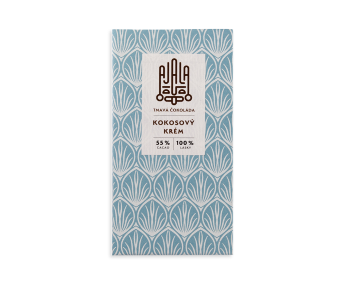 Ajala 55% hořká čokoláda KOKOSOVÝ KRÉM BIO 45 g
