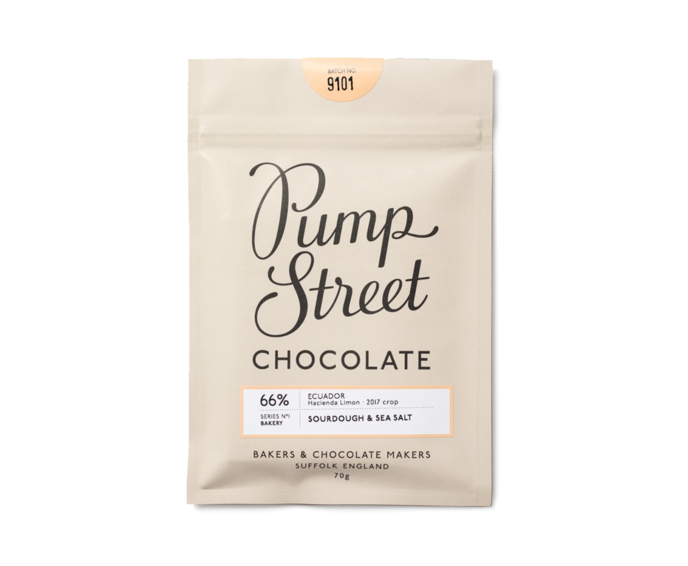 Pump Street 66% hořká čokoláda s kváskem a solí 70g