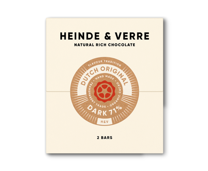 Heinde & Verre 71% hořká čokoláda Dutch Original Dark 70 g