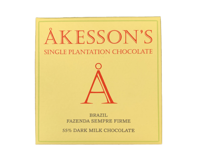 Akesson's 55% mléčná čokoláda Brazil 60 g