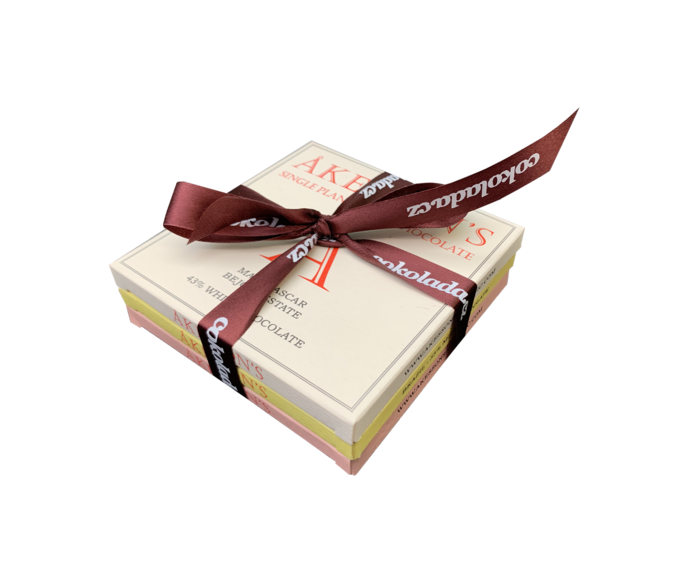 Akesson's Z BRAZÍLIE NA MADAGASKAR degustační sada čokolád 180 g