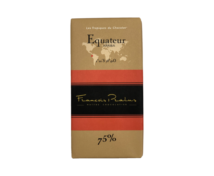 Francois Pralus 75% hořká čokoláda Ekvádor Arriba 100 g