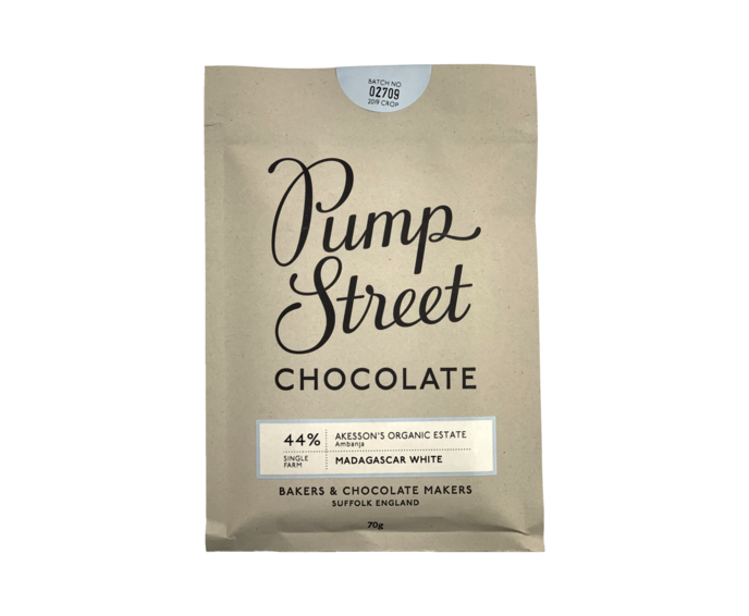 Pump Street 44% bílá čokoláda Madagaskar 70 g
