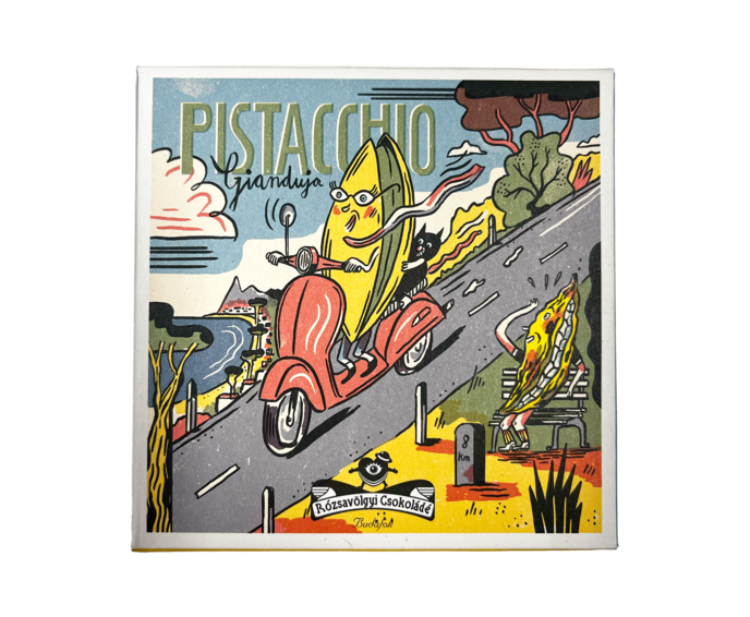 Rózsavölgyi Csokoládé 73% hořká čokoláda Pistacchio Gianduja 60 g