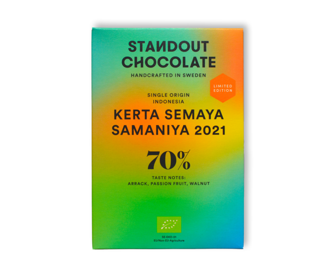 Standout Chocolate 70% hořká čokoláda Kerta Semaya Samamiya 2021 Limited Edition BIO 50 g