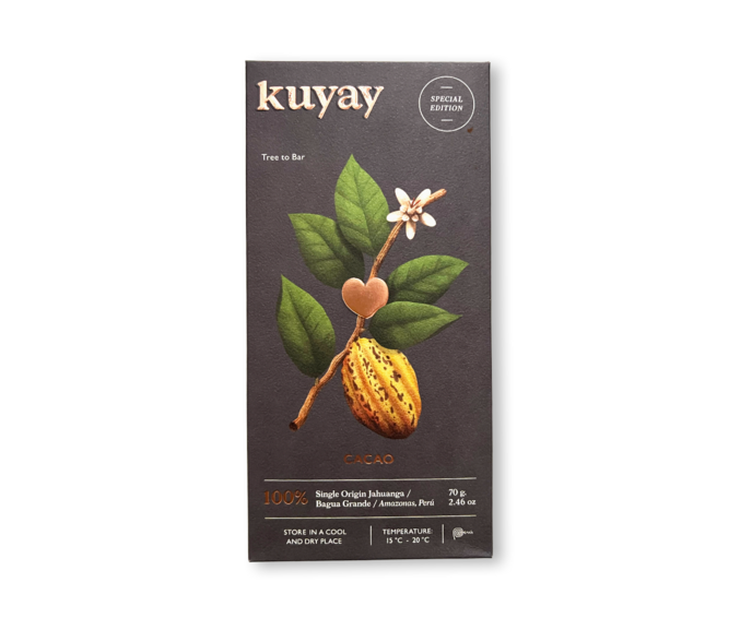 KUYAY 100% hořká čokoláda NOIR PREMIUM 70 g