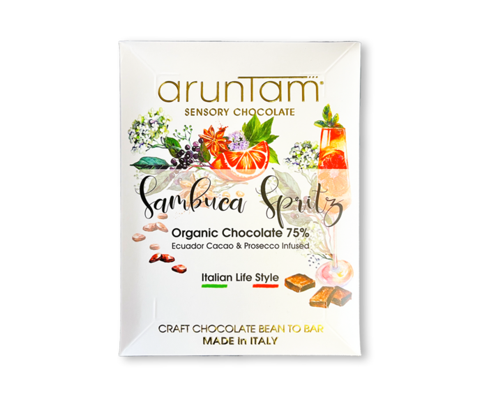 Aruntam 75% hořká čokoláda SAMBUCA SPRITZ BIO 50 g