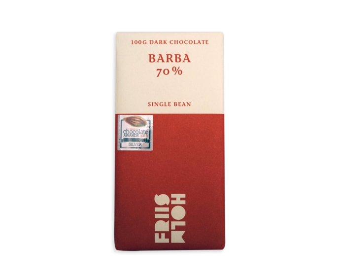 FRIIS-HOLM 70% hořká čokoláda BARBA Nicaragua 100 g