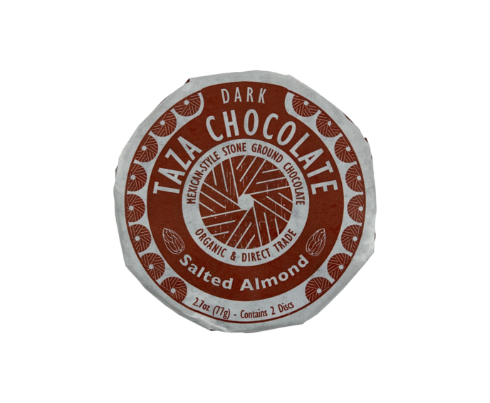 TAZA Chocolate 44% hořká čokoláda SALT. ALMOND 77 g