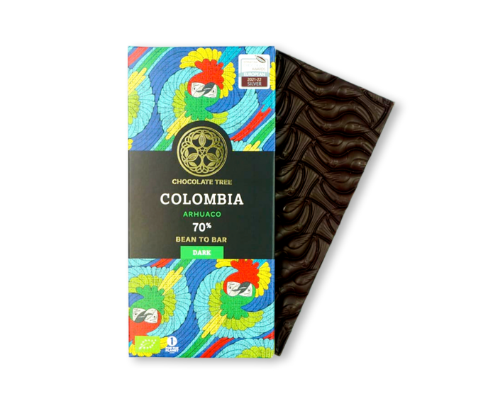Chocolate Tree 70% hořká čokoláda COLOMBIA ARHUACO BIO 70 g