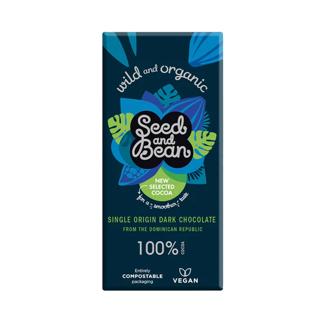 Seed and Bean 100% hořká čokoláda Ecuador BIO 75 g