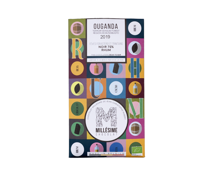 MILLÉSIME 75% hořká čokoláda - UGANDA RHUM BIO 70 g