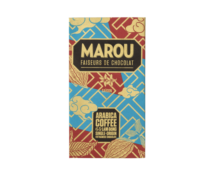 MAROU 64% hořká čokoláda Café Arabica 80 g