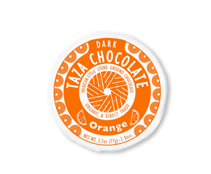 TAZA Chocolate 50% hořká čokoláda ORANGE 77 g