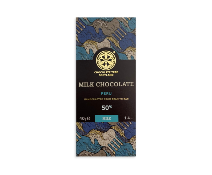 Chocolate Tree MINI 50% mléčná čokoláda Peru Chililique Milk BIO 40 g
