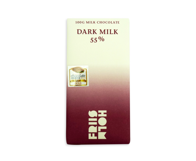 FRIIS-HOLM 55% mléčná čokoláda 55% DARK MILK 100 g