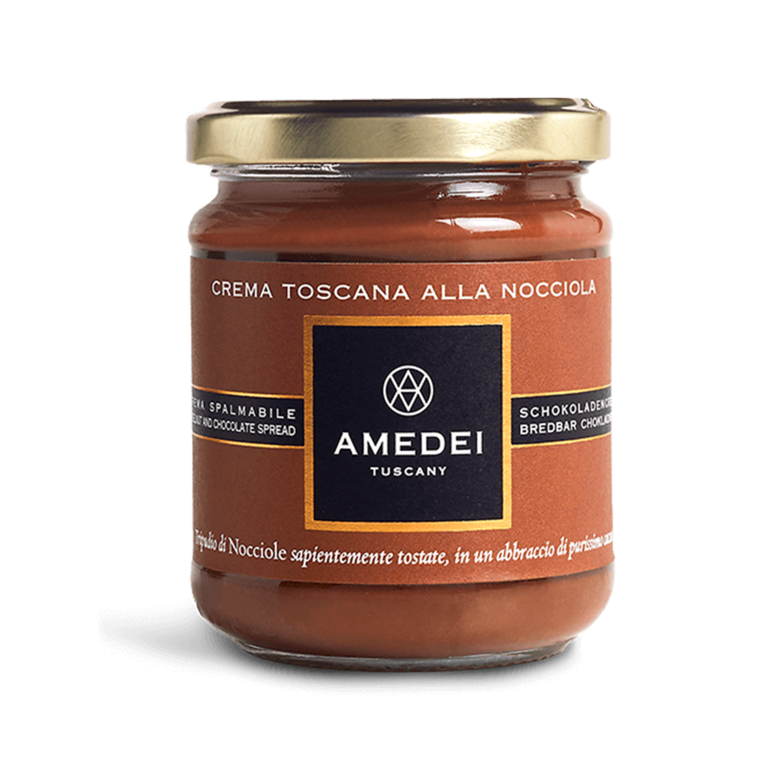 Amedei Crema Toscana Alla Nocciolla lískooříškový krém 200 g