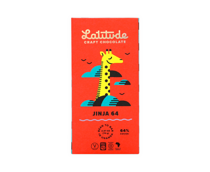 Latitude 64% hořká čokoláda JINJA 70 g