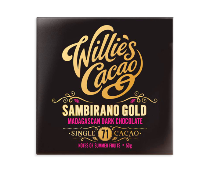 Willie's Cacao 71% hořká čokoláda Sambirano Gold Madagascar 50 g