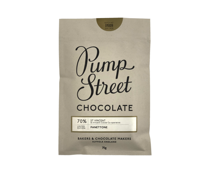 Pump Street 70% hořká čokoláda Panettone 70 g