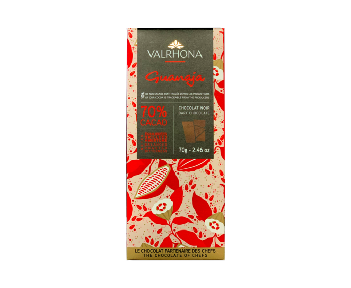 Valrhona 70% hořká čokoláda GUANAJA 70 g