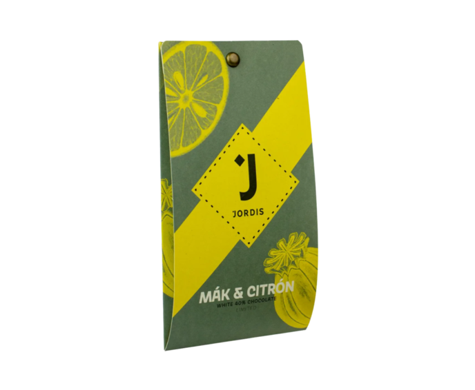 Jordi's bílá čokoláda 40% MÁK A CITRON LIMITED 50 g