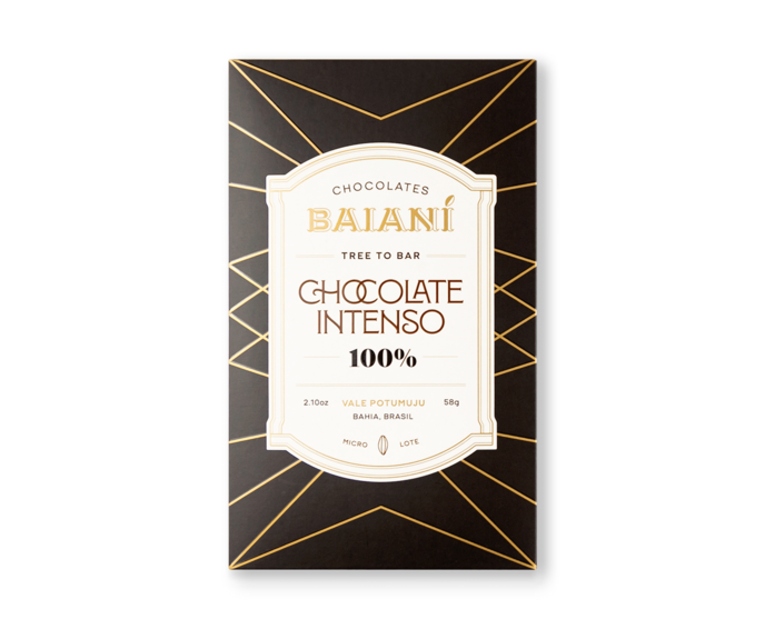 Baianí Chocolates 100% hořká čokoláda VALE POTUMUJU 58 g