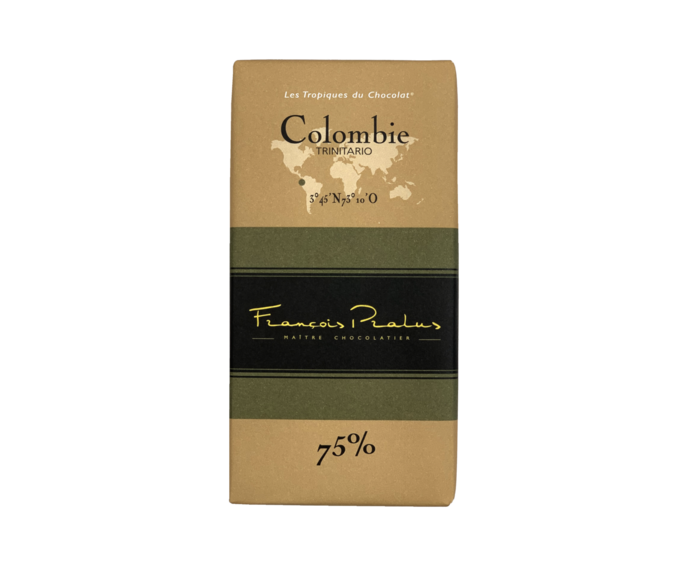 Francois Pralus 75% hořká čokoláda Kolumbie 100 g