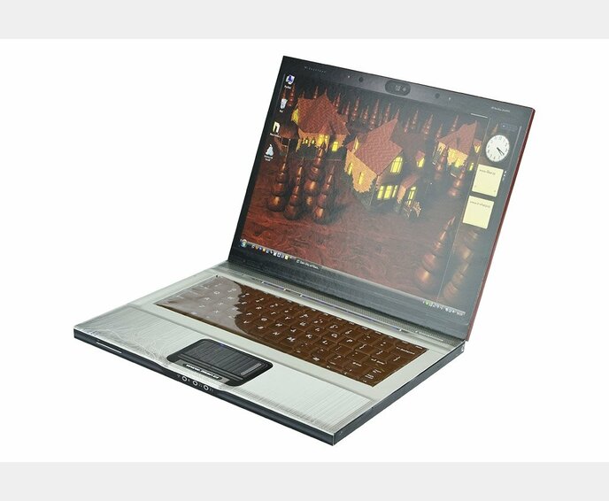 Čokoládový zmenšený notebook hnědý 200 g