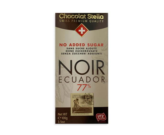 Stella EXP 77% hoř. čokol. bez přid. cukru - Ekvádor 100 g