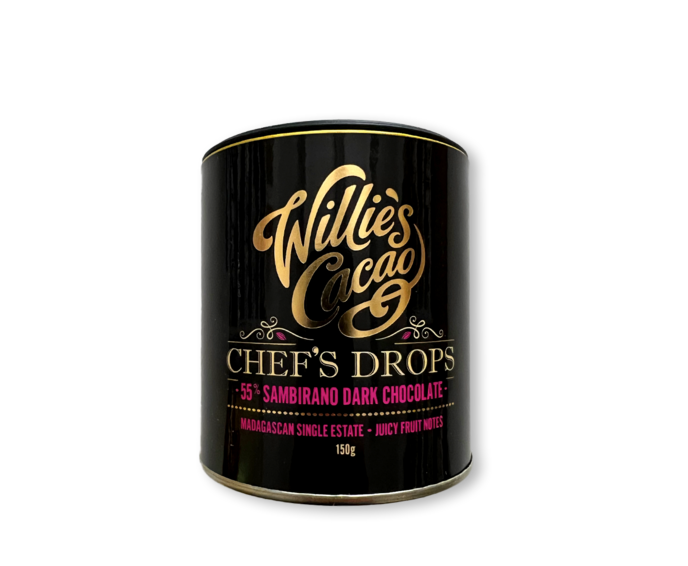 Willie's Cacao 55% hořké čokoládové čočky Sambirano Madagascar 150 g