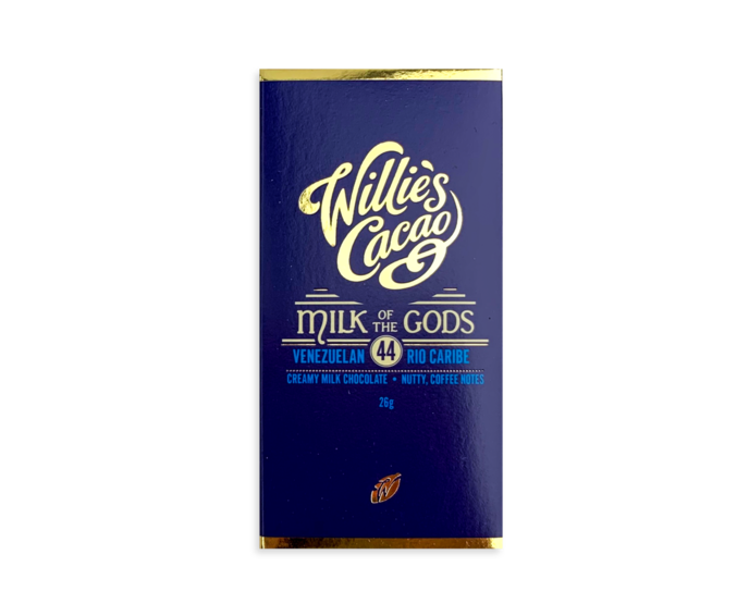 SBERATEL 5 + Willie's Cacao BABY Milk of the Gods Rio Caribe 44% mléčná čokoláda 26 g