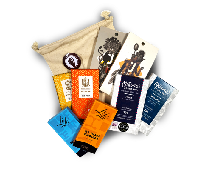 ČESKÝ TOP VÝBĚR degustační sada čokolád 390 g